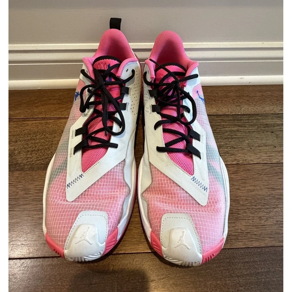 Nike Air Jordan One Take 4 Pink Blast White Trainers DO7193-104 Men's Size 18